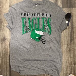 Men's Philadelphia Eagles Fanatics Heather Gray Go-Getter Tri-Blend T-Shirt